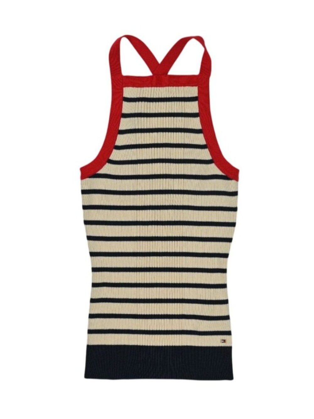 Tommy Hilfiger x Sofia Richie Grainge Tank Sweater Top in Red